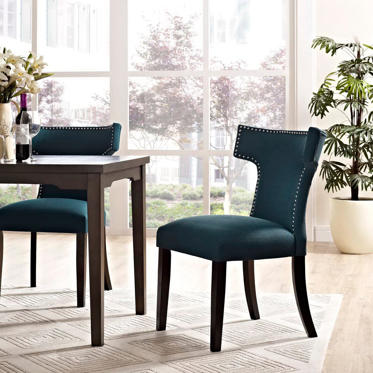 Curve Fabric Dining Chair by Modway, photo 4 of 20