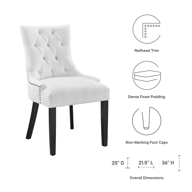 Regent Tufted Fabric Dining Chair by Modway by HouseOfZazla