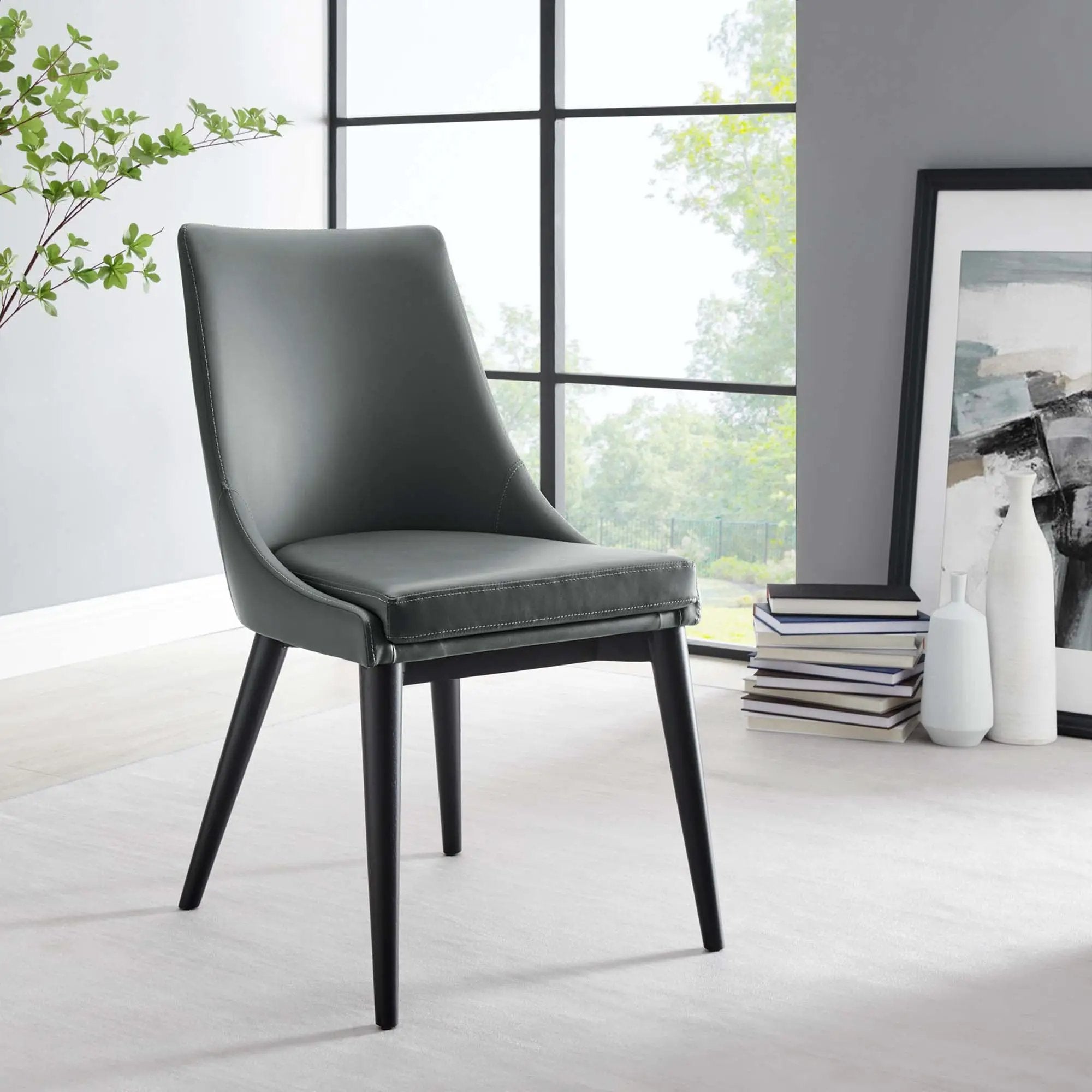 Viscount Vegan Leather Dining Chair by Modway by HouseOfZazla