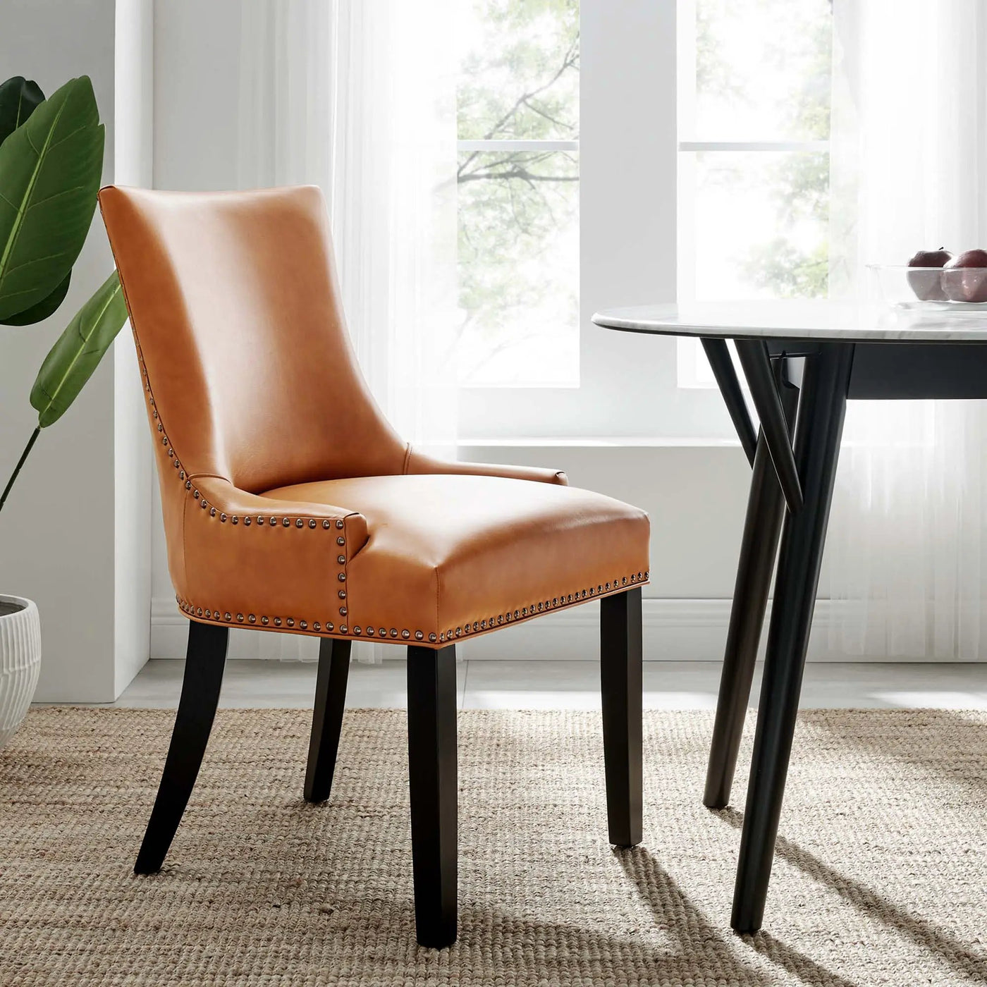 Marquis Vegan Leather Dining Chair by Modway by HouseOfZazla