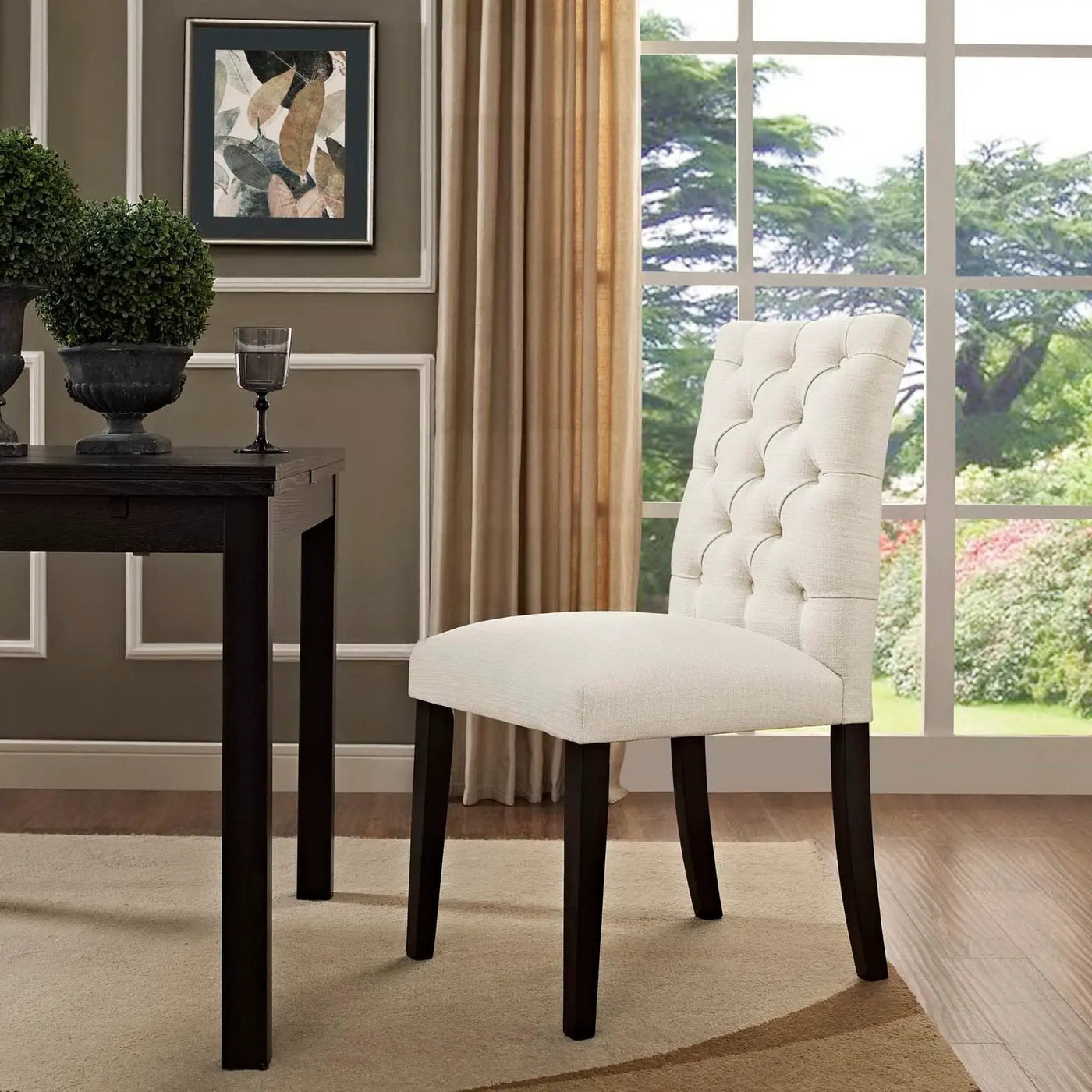 Duchess Button Tufted Fabric Dining Chair by Modway by HouseOfZazla