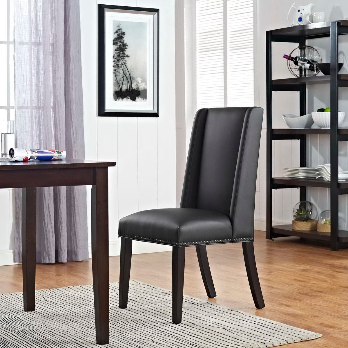 Baron Vegan Leather Dining Chair by Modway, photo 4 of 20