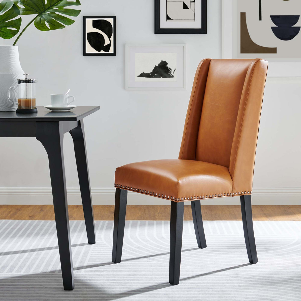 Baron Vegan Leather Dining Chair by Modway, photo 19 of 20