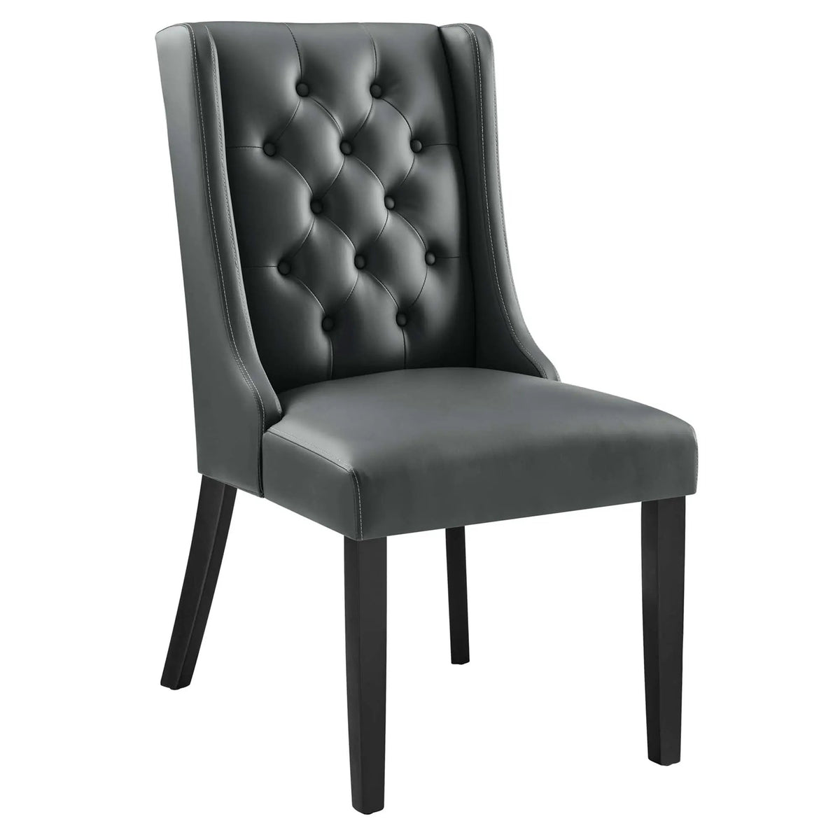 Baronet Button Tufted Vegan Leather Dining Chair by Modway by HouseOfZazla