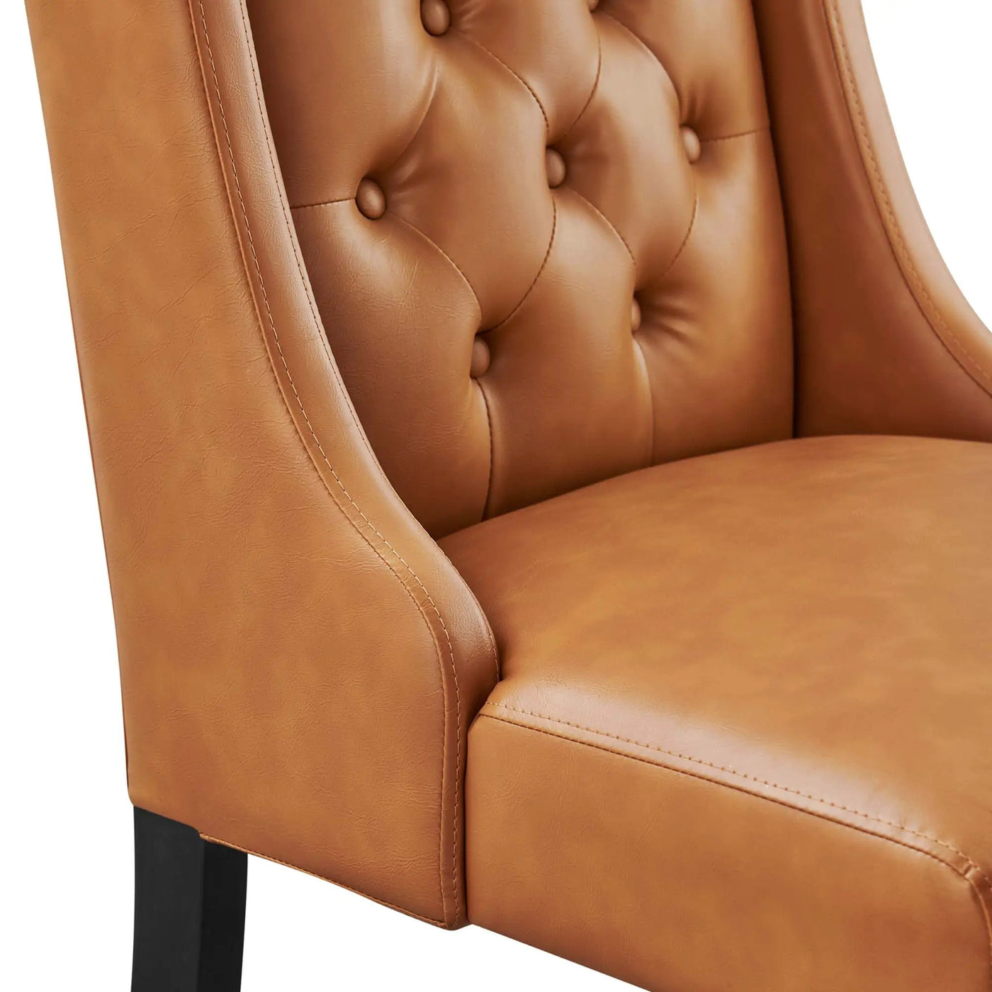 Baronet Button Tufted Vegan Leather Dining Chair by Modway by HouseOfZazla