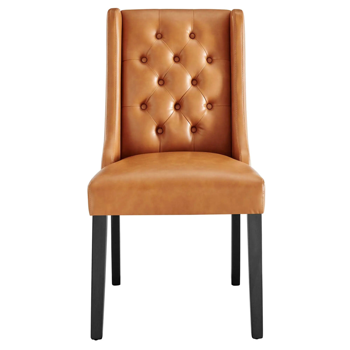 Baronet Button Tufted Vegan Leather Dining Chair by Modway by HouseOfZazla