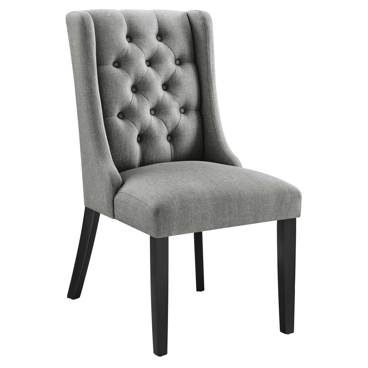 Baronet Button Tufted Fabric Dining Chair by Modway, photo 9 of 40