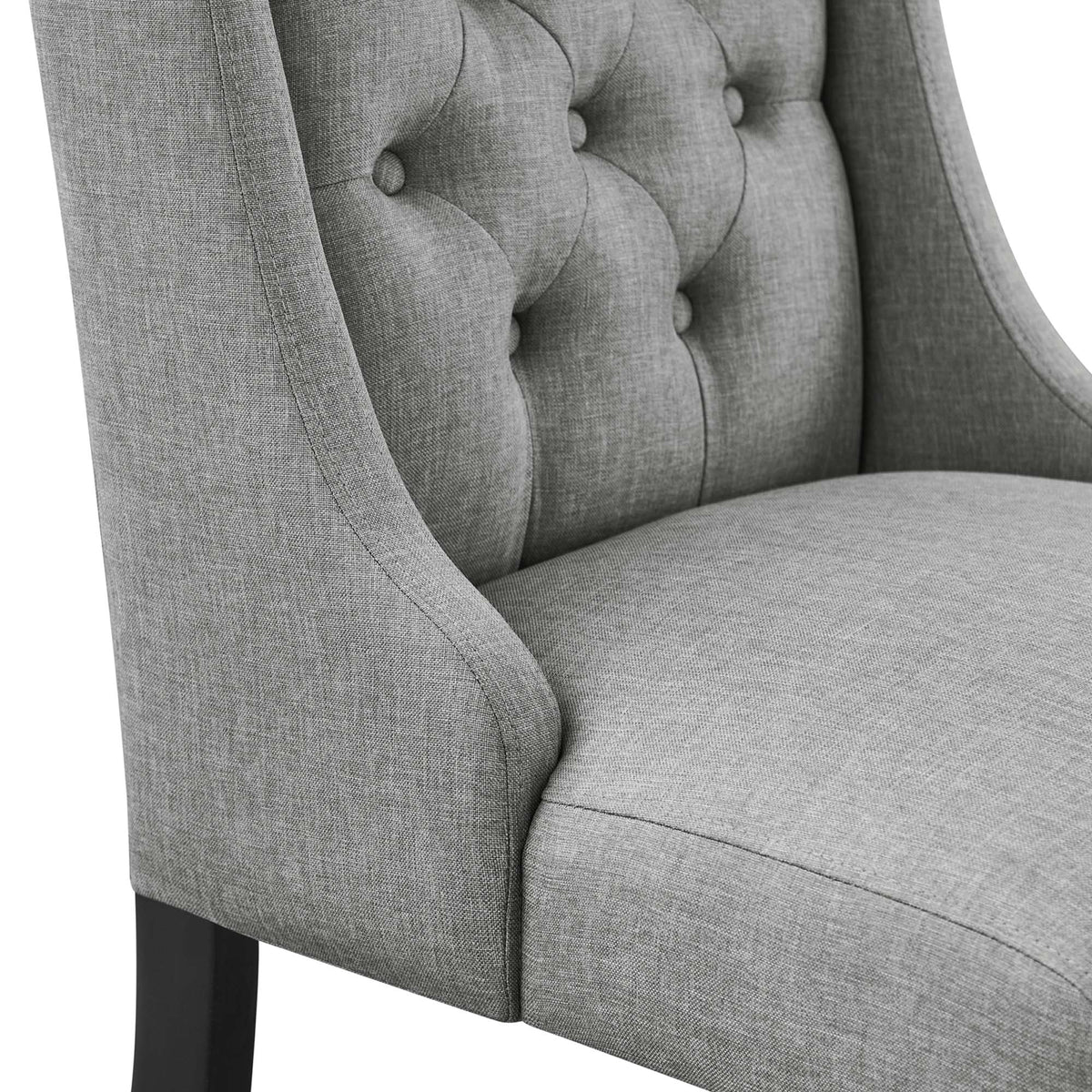 Baronet Button Tufted Fabric Dining Chair by Modway, photo 14 of 40