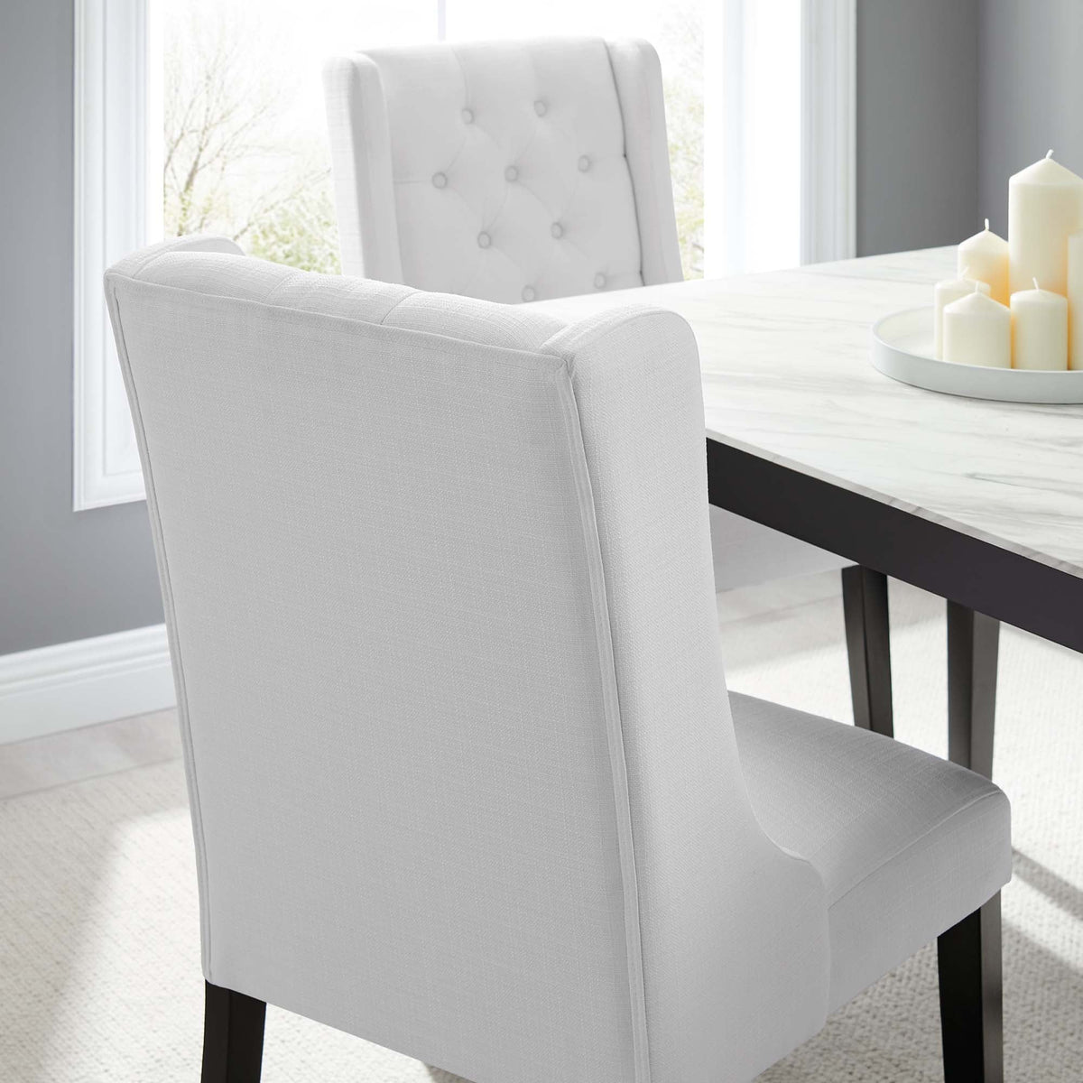 Baronet Button Tufted Fabric Dining Chair by Modway, photo 40 of 40