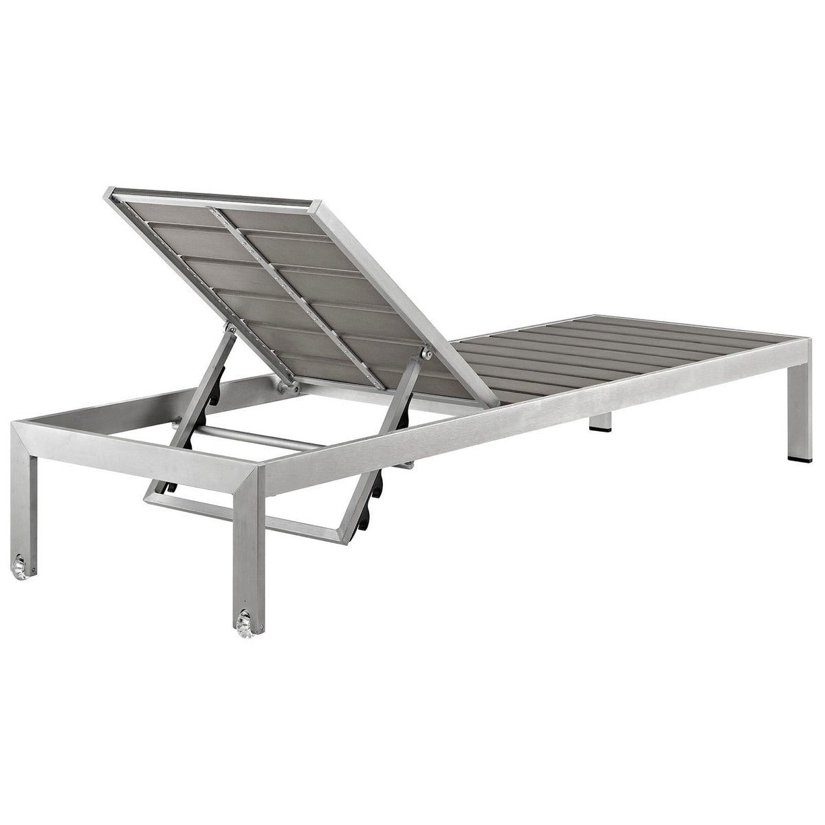 Shore Outdoor Patio Aluminum Chaise by Modway, photo 3 of 4