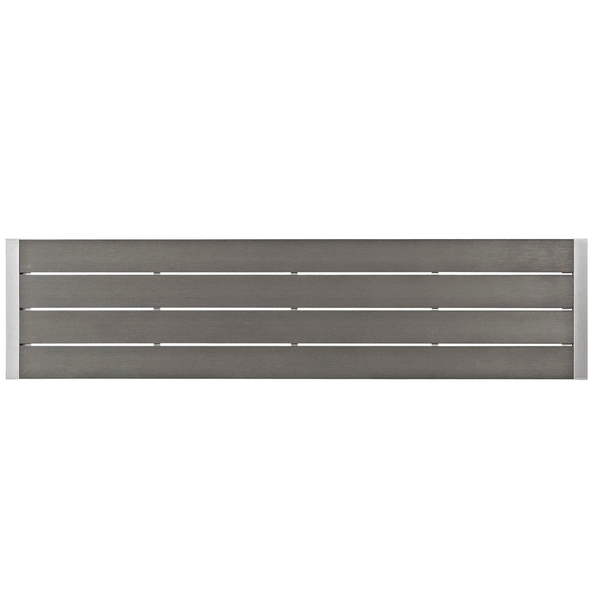 Shore Outdoor Patio Aluminum Bench by Modway, photo 3 of 4