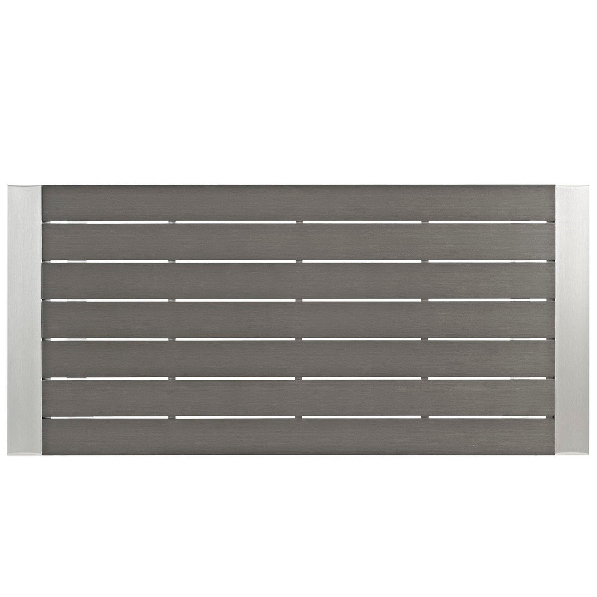 Shore Outdoor Patio Aluminum Rectangle Bar Table by Modway, photo 3 of 4
