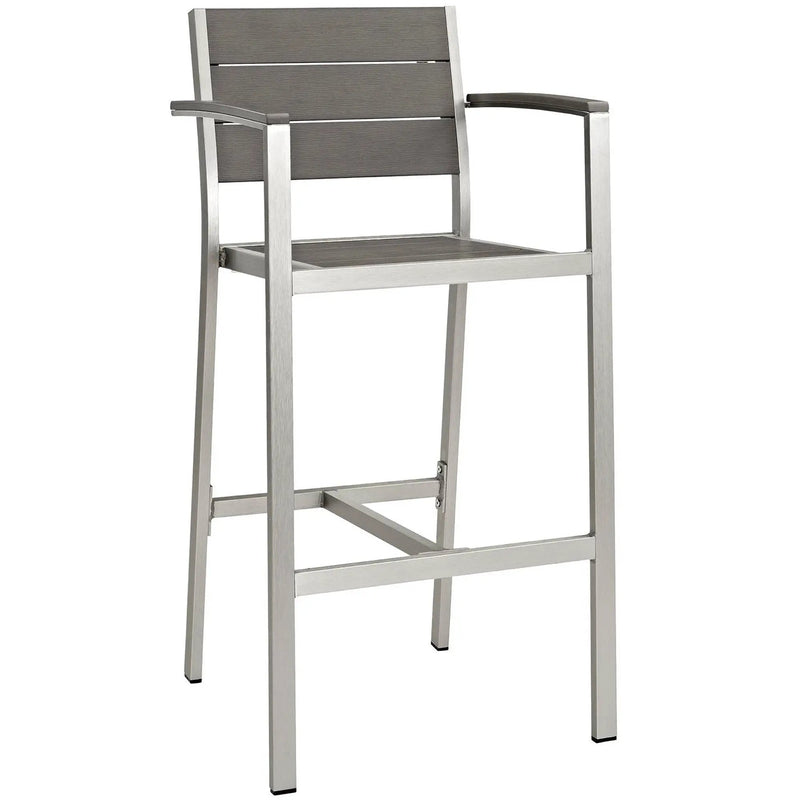 Shore Outdoor Patio Aluminum Bar Stool by Modway by HouseOfZazla