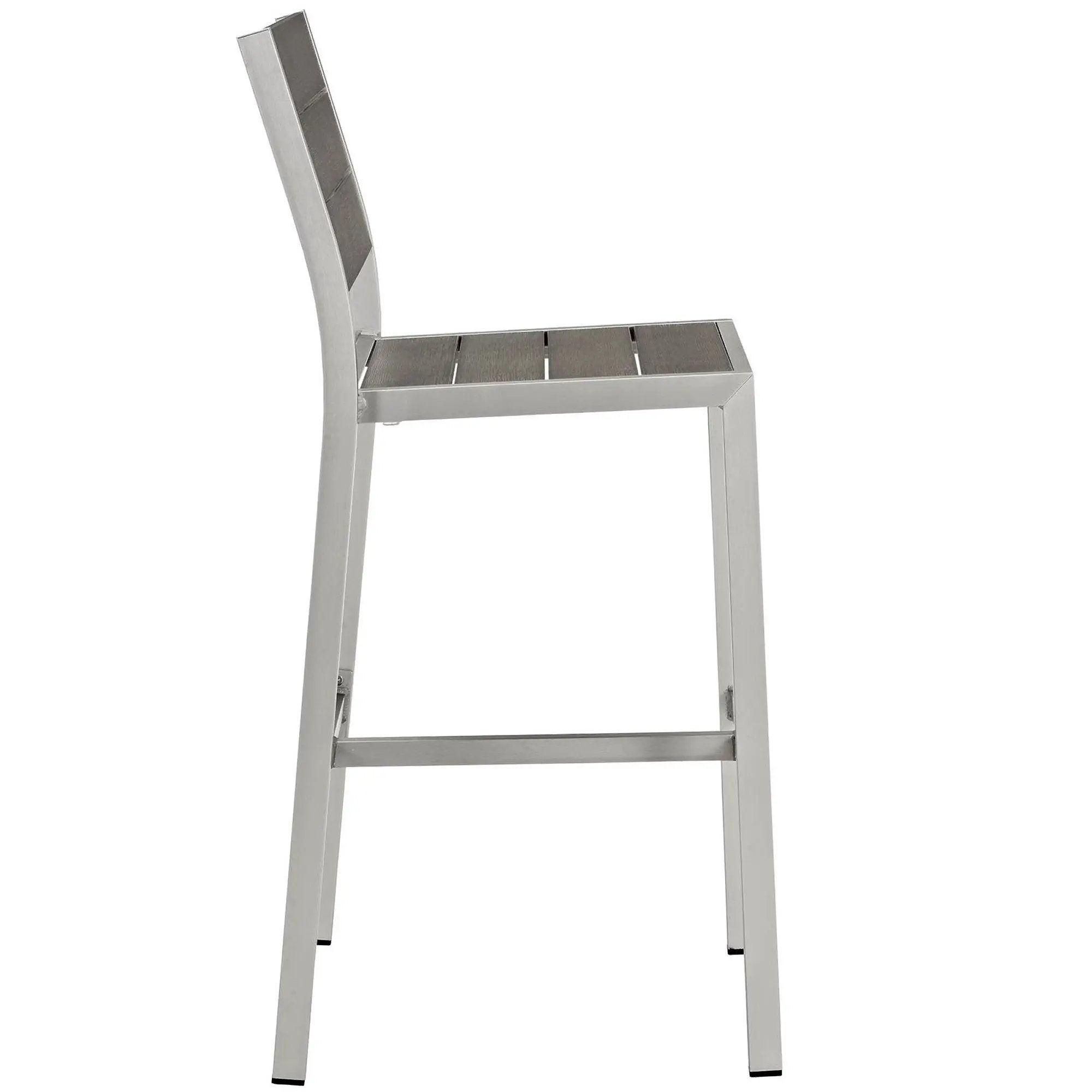 Shore Outdoor Patio Aluminum Armless Bar Stool by Modway by HouseOfZazla
