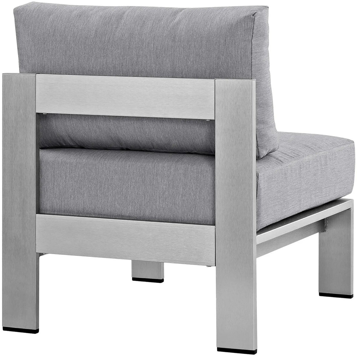 Shore Armless Outdoor Patio Aluminum Chair by Modway by HouseOfZazla