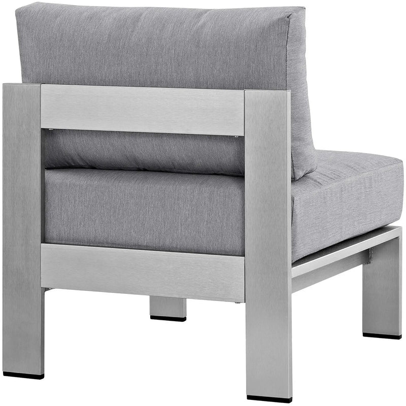 Shore Armless Outdoor Patio Aluminum Chair by Modway by HouseOfZazla