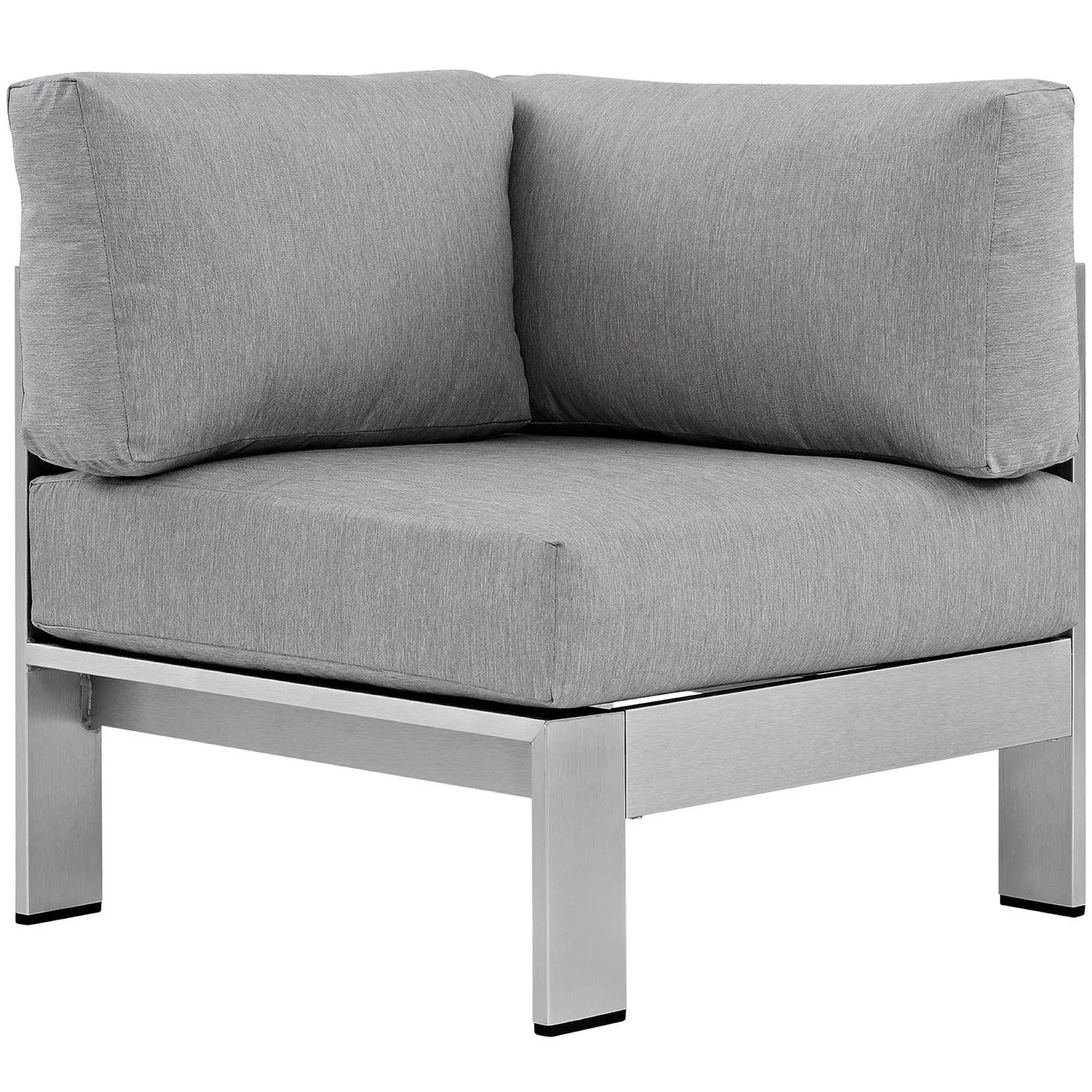 Shore Outdoor Patio Aluminum Corner Sofa by Modway by HouseOfZazla