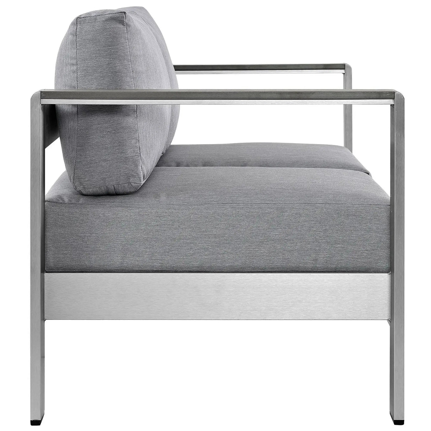 Shore Outdoor Patio Aluminum Loveseat by Modway by HouseOfZazla