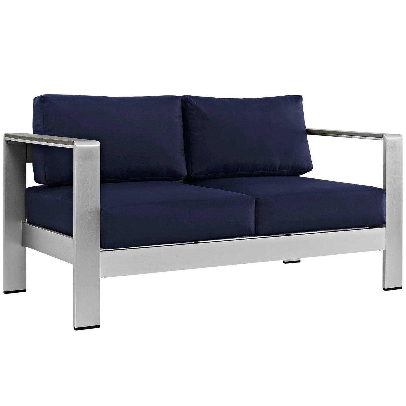 Shore Outdoor Patio Aluminum Loveseat by Modway by HouseOfZazla