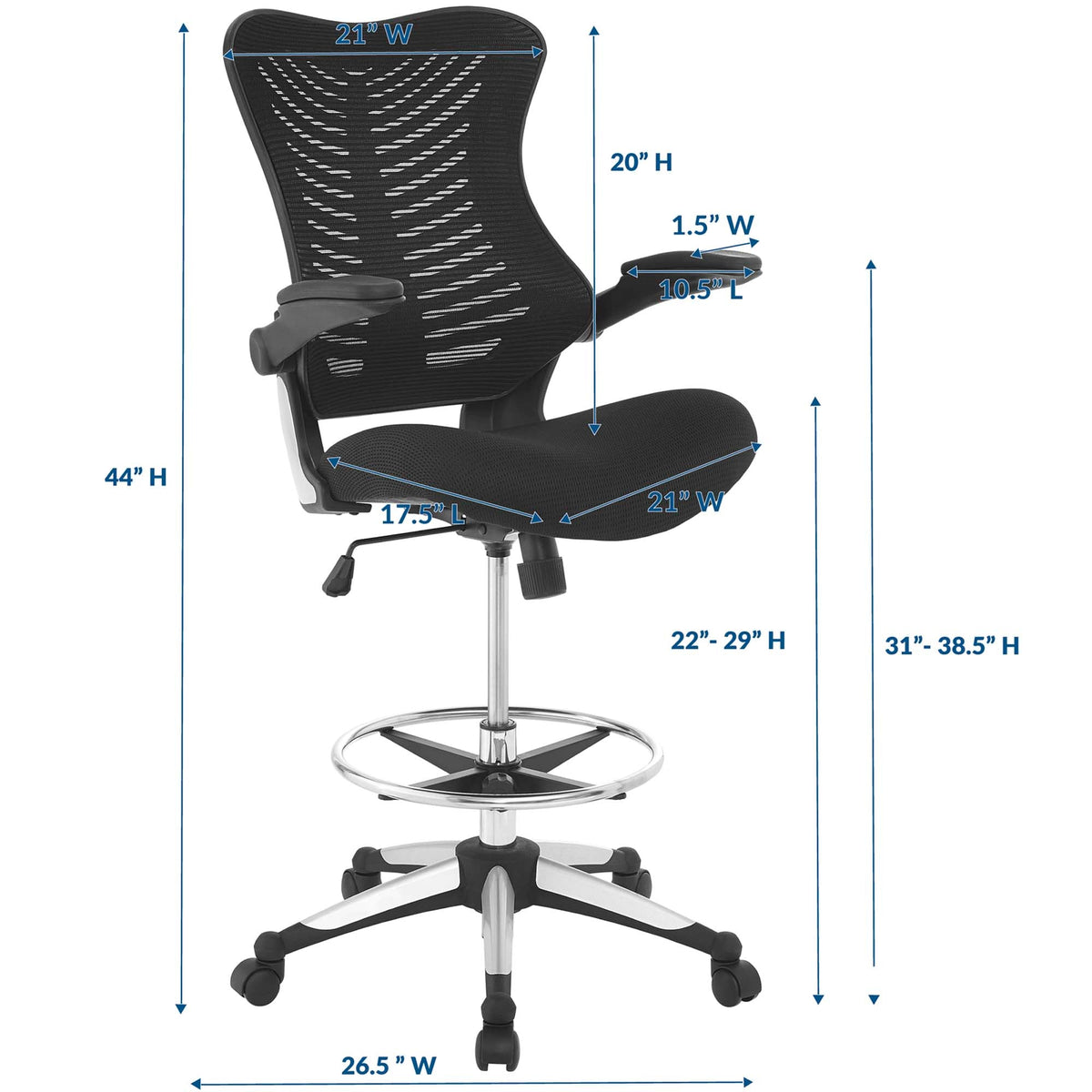 Charge Drafting Chair by Modway, photo 2 of 6