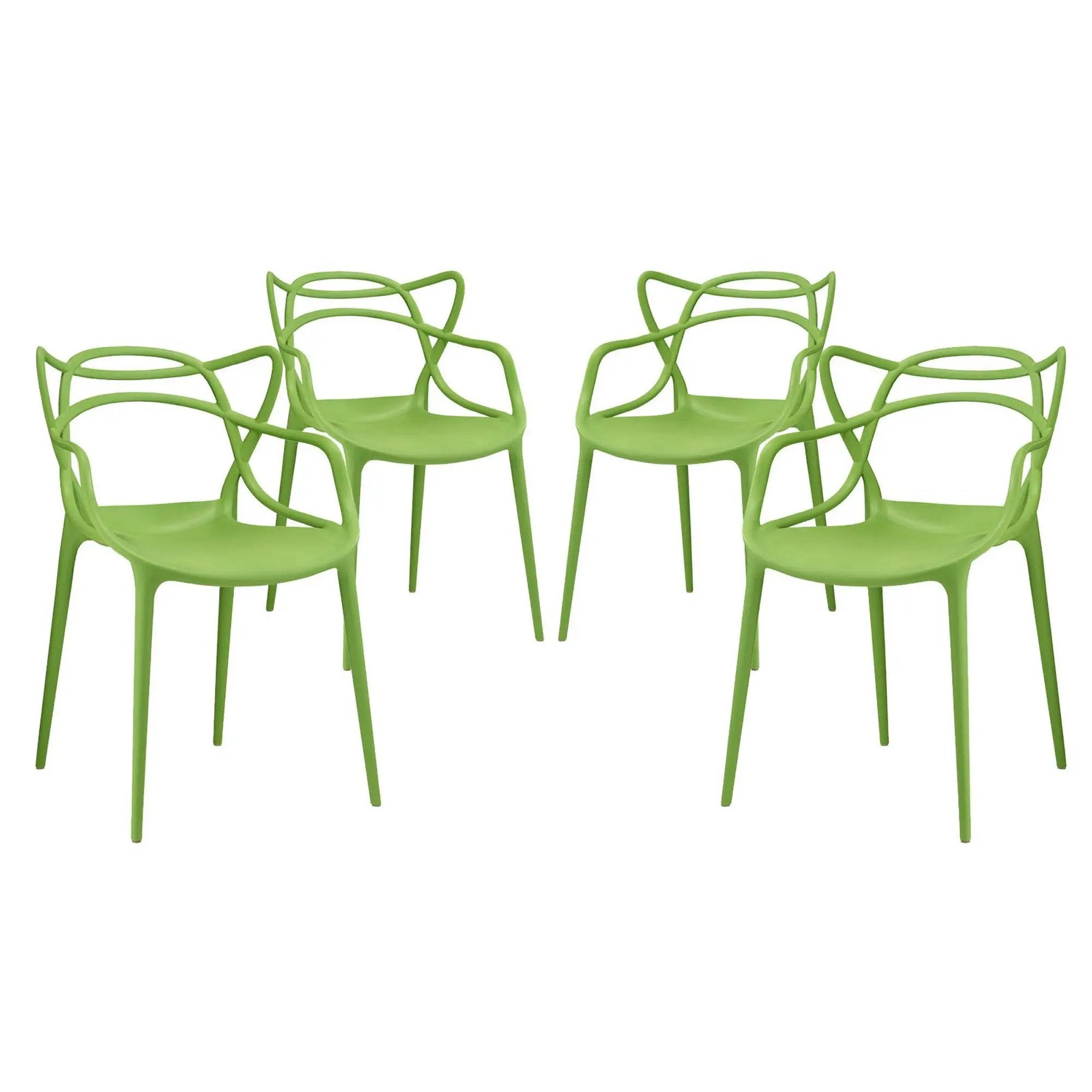 Entangled Dining Set Set of 4 by Modway by HouseOfZazla