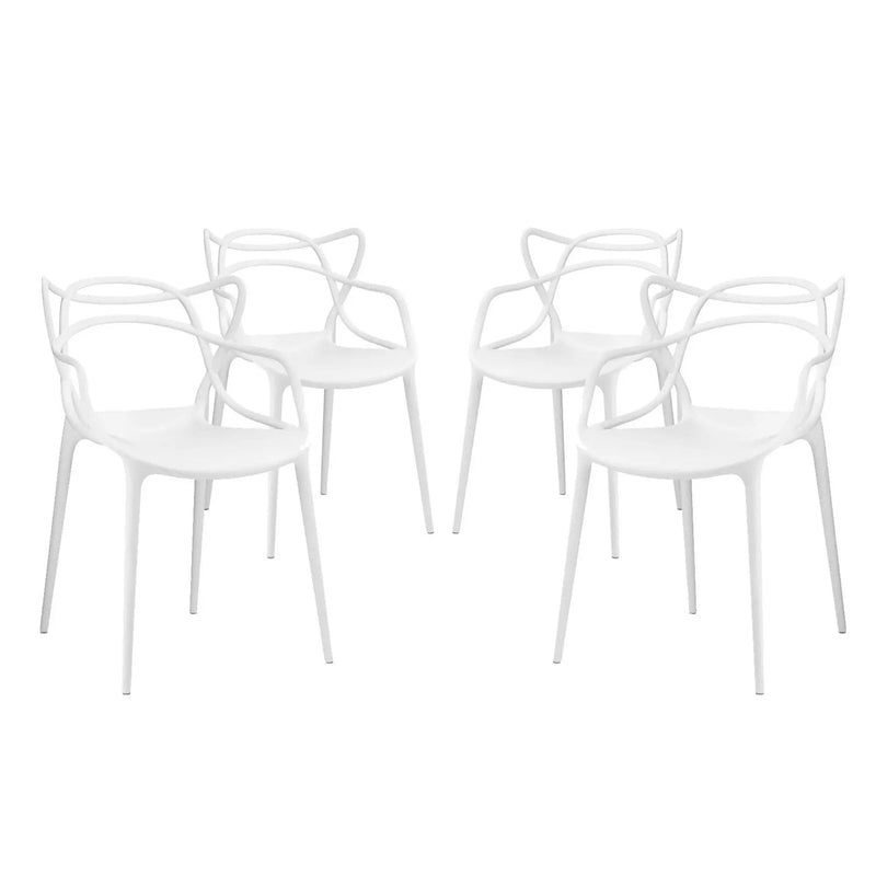 Entangled Dining Set Set of 4 by Modway by HouseOfZazla