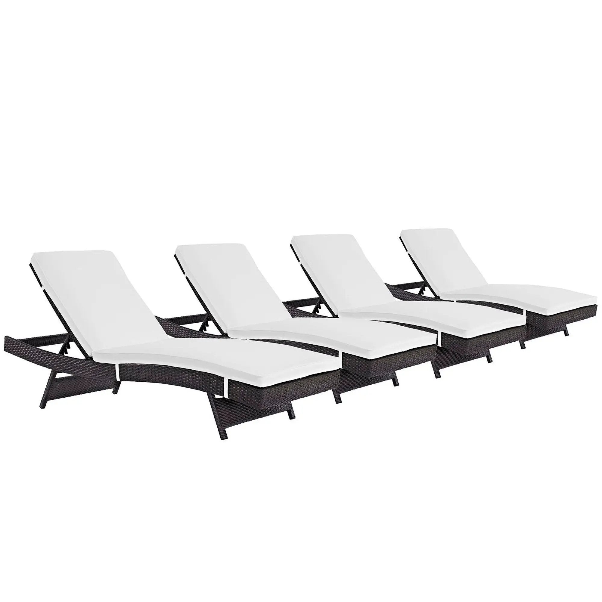 Convene Outdoor Patio Chaise Set of 4 by Modway by HouseOfZazla