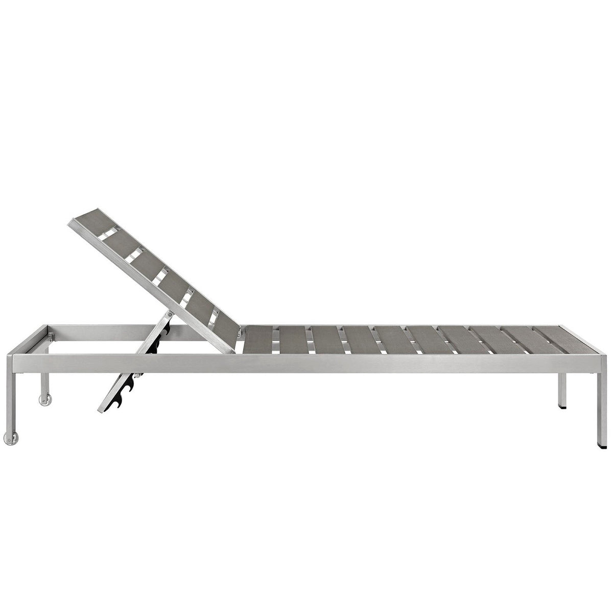Shore Outdoor Patio Aluminum Chaise Set of 2 by Modway - EEI-2467, photo 3 of 5