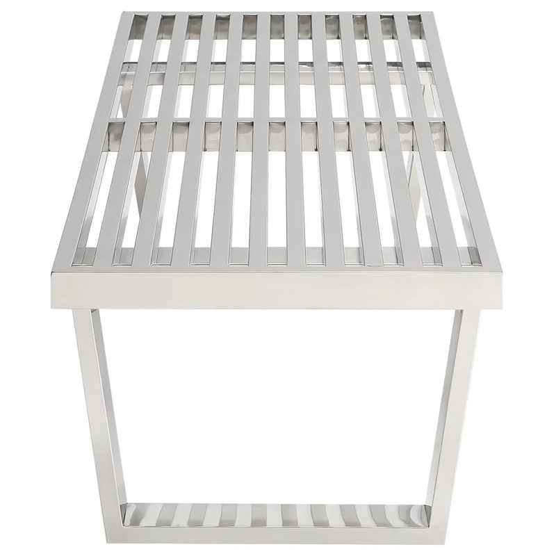 Sauna 4' Stainless Steel Bench by Modway by HouseOfZazla