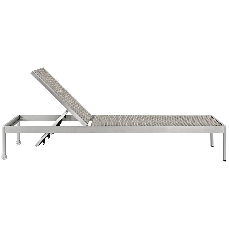 Shore Outdoor Patio Aluminum Chaise Set of 4 by Modway by HouseOfZazla