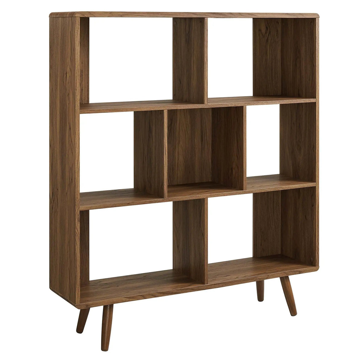 Transmit 7 Shelf Wood Grain Bookcase by Modway by HouseOfZazla