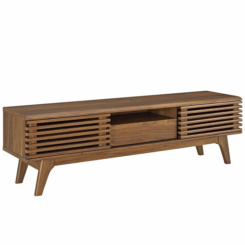 Render 59-Inch Walnut TV Stand by Modway Mid-Century Style by HouseOfZazla