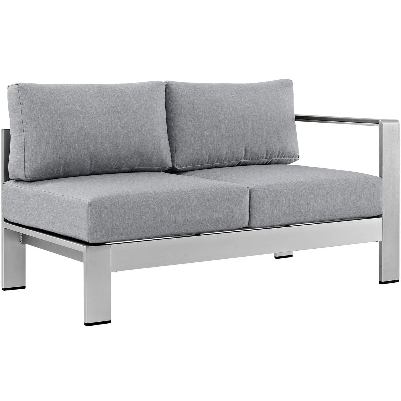 Shore 4 Piece Outdoor Patio Aluminum Sectional Sofa Set by Modway by HouseOfZazla