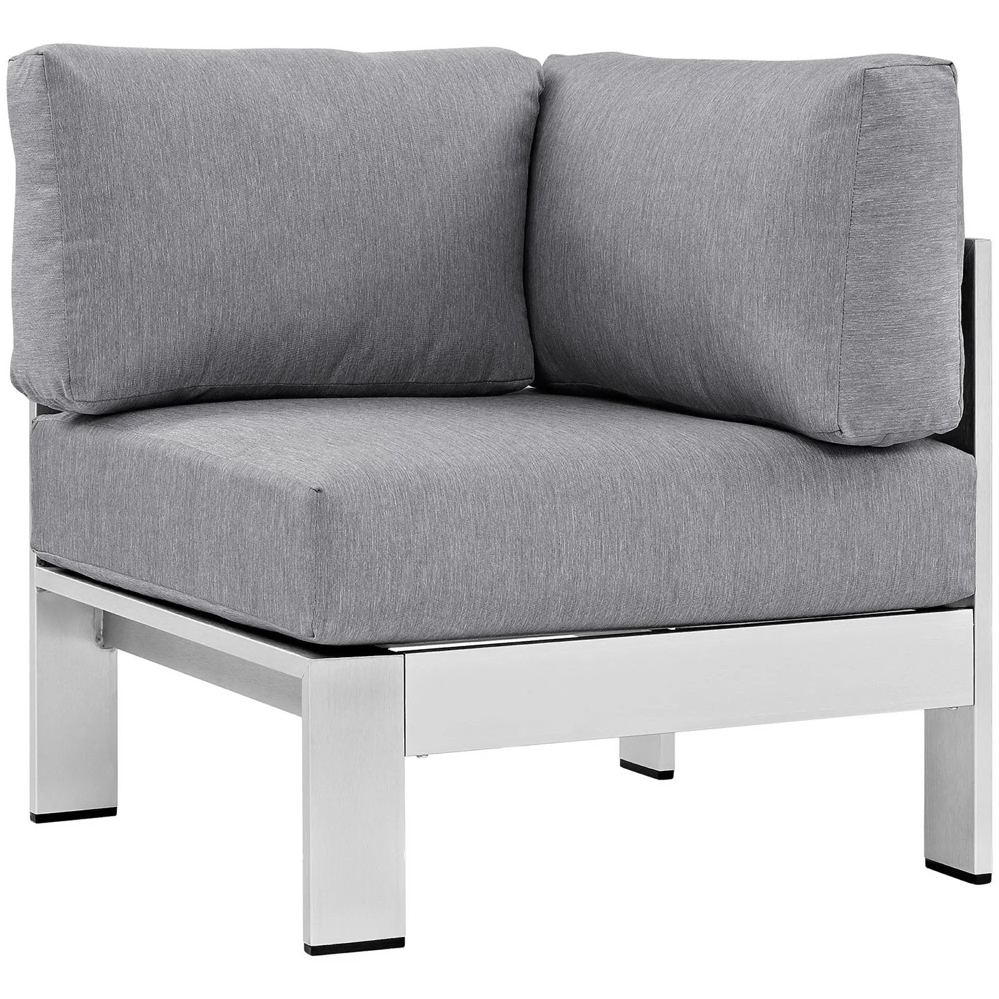 Shore 4 Piece Outdoor Patio Aluminum Sectional Sofa Set by Modway by HouseOfZazla