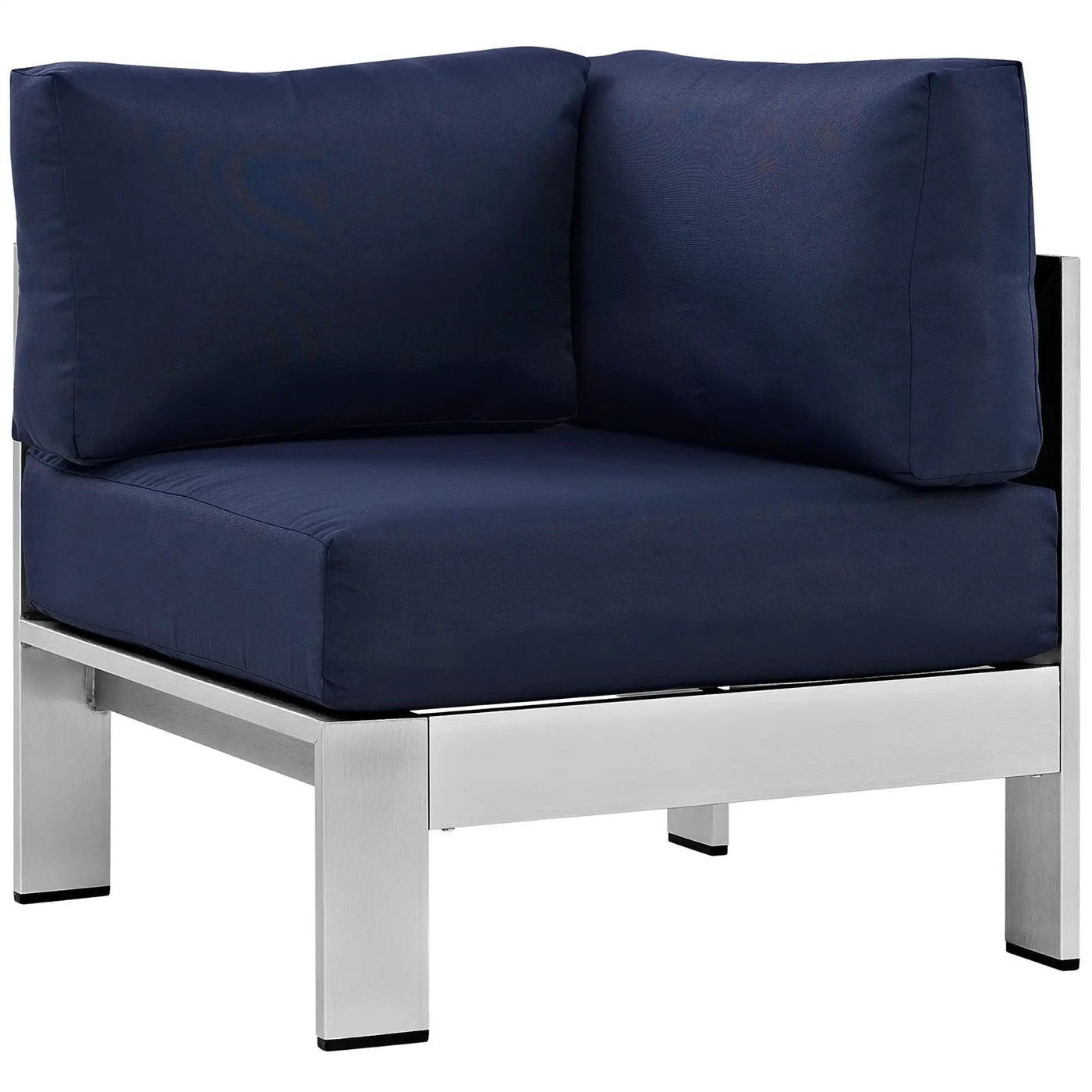 Shore 4 Piece Outdoor Patio Aluminum Sectional Sofa Set by Modway by HouseOfZazla
