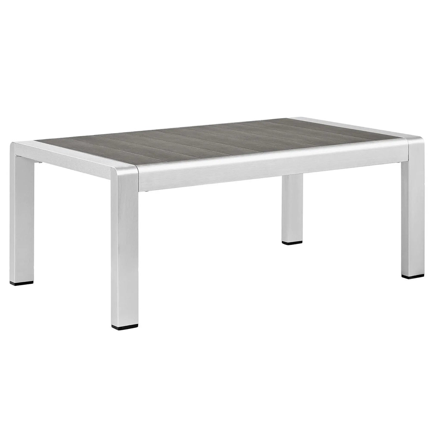 Shore 4 Piece Outdoor Patio Aluminum Sectional Sofa Set by Modway by HouseOfZazla