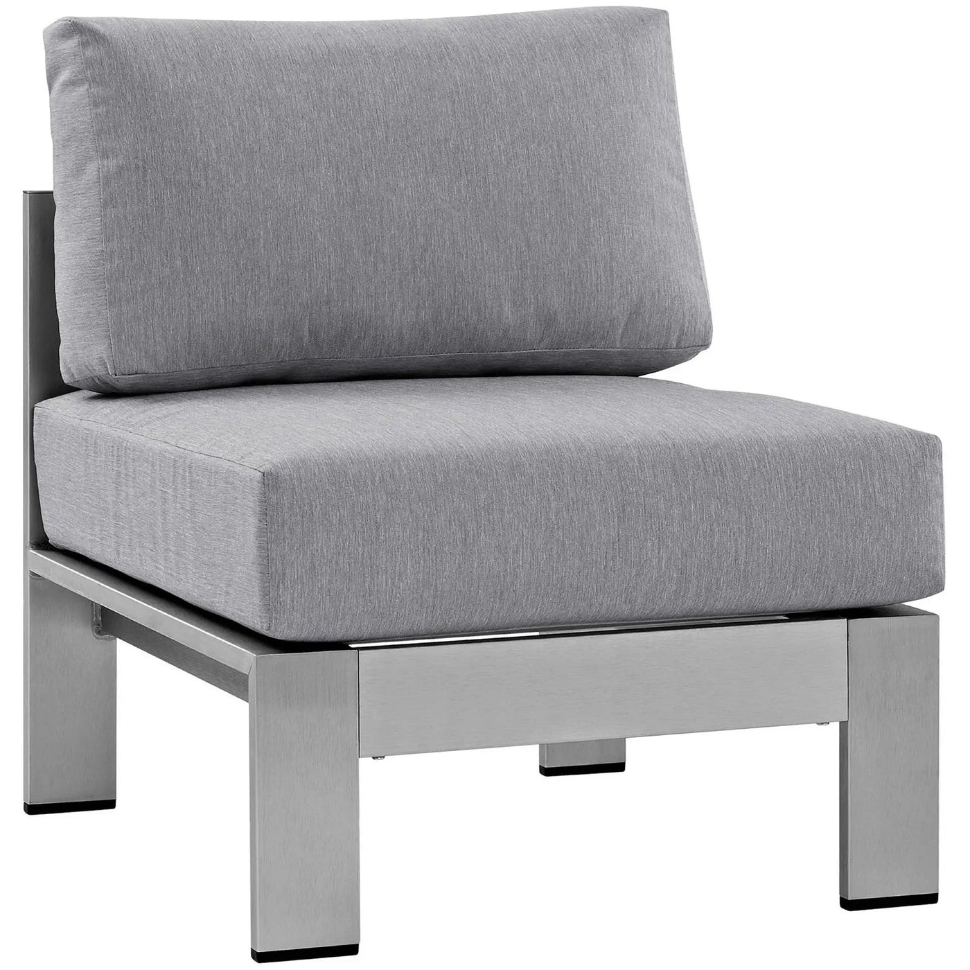 Shore 6 Piece Outdoor Patio Aluminum Sectional Sofa Set by Modway by HouseOfZazla