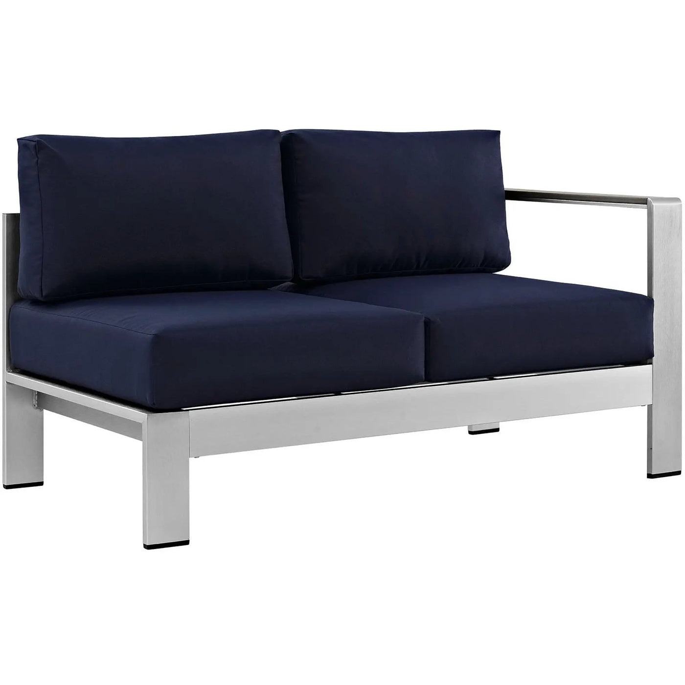 Shore 6 Piece Outdoor Patio Aluminum Sectional Sofa Set by Modway by HouseOfZazla