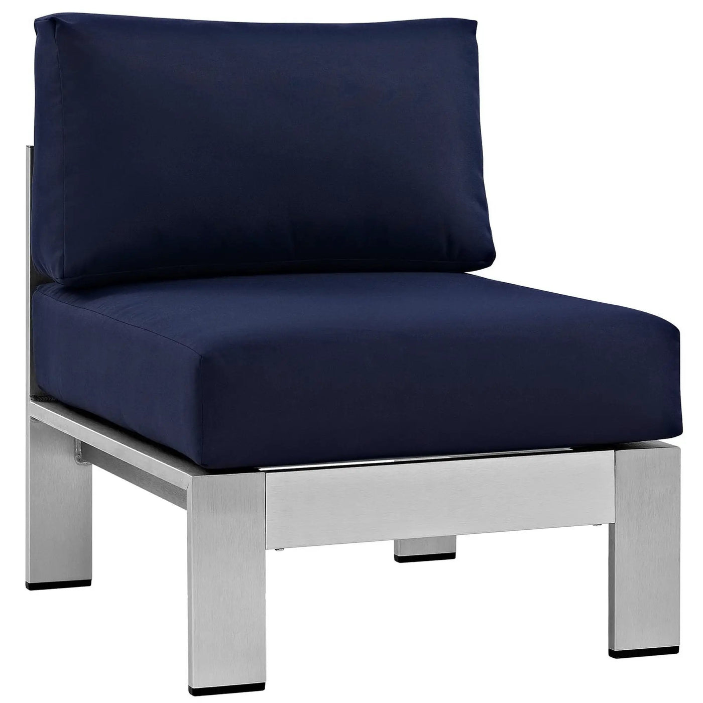 Shore 6 Piece Outdoor Patio Aluminum Sectional Sofa Set by Modway by HouseOfZazla