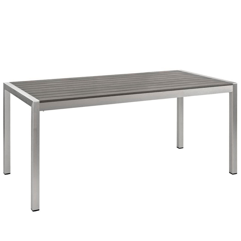 Shore 9 Piece Outdoor Patio Aluminum Dining Set by Modway, photo 5 of 6