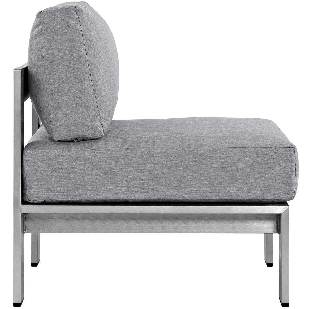 Shore 3 Piece Outdoor Patio Aluminum Sectional Sofa Set by Modway by HouseOfZazla