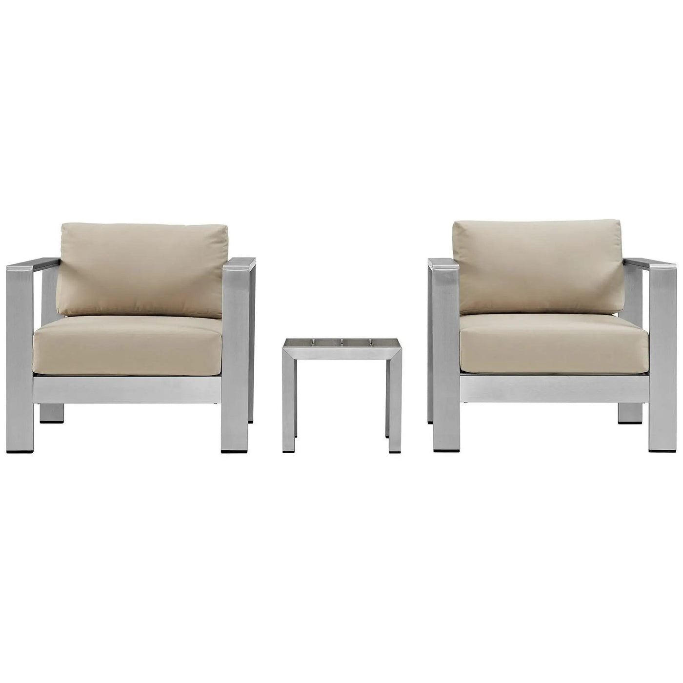 Shore 3 Piece Outdoor Patio Aluminum Set by Modway by HouseOfZazla