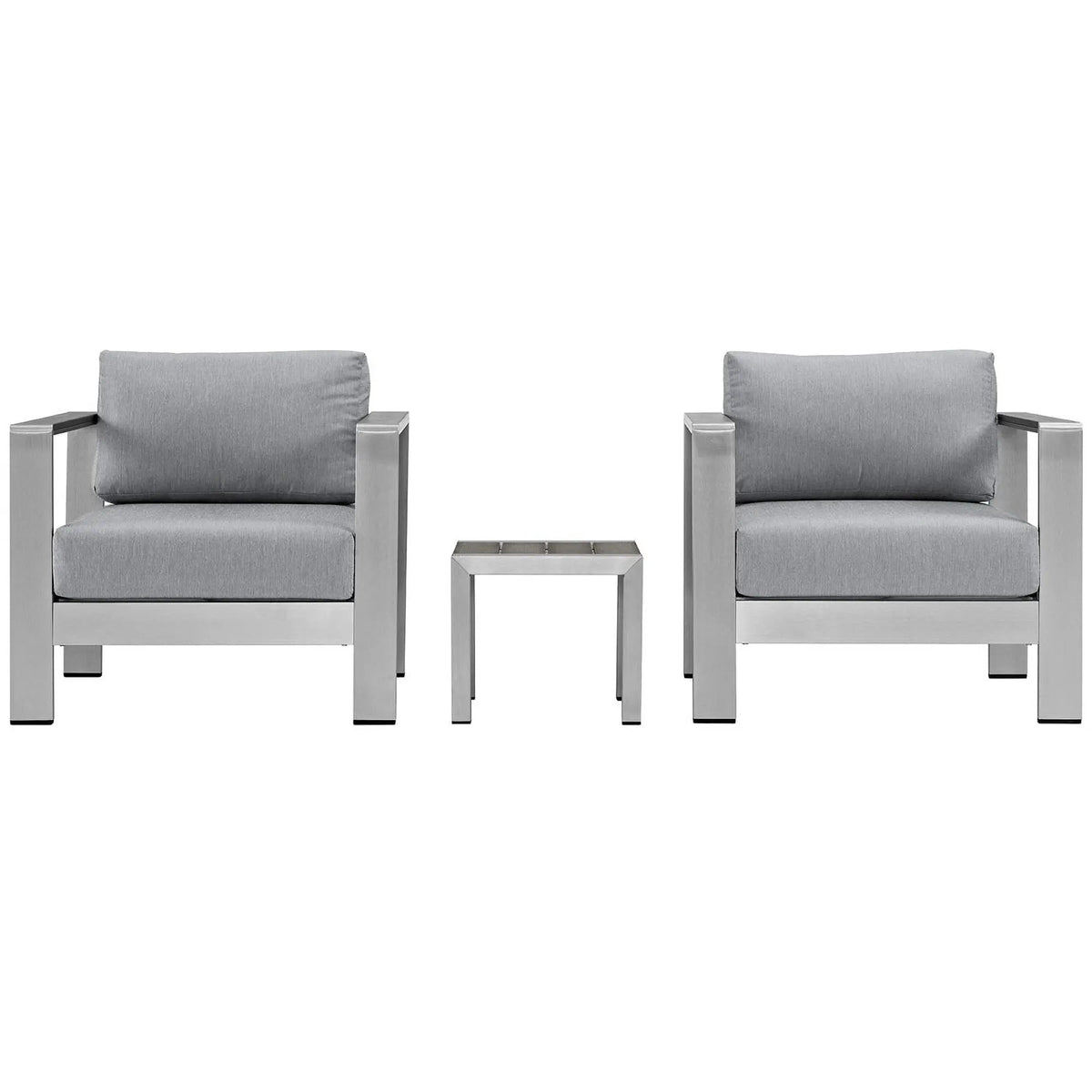 Shore 3 Piece Outdoor Patio Aluminum Set by Modway by HouseOfZazla