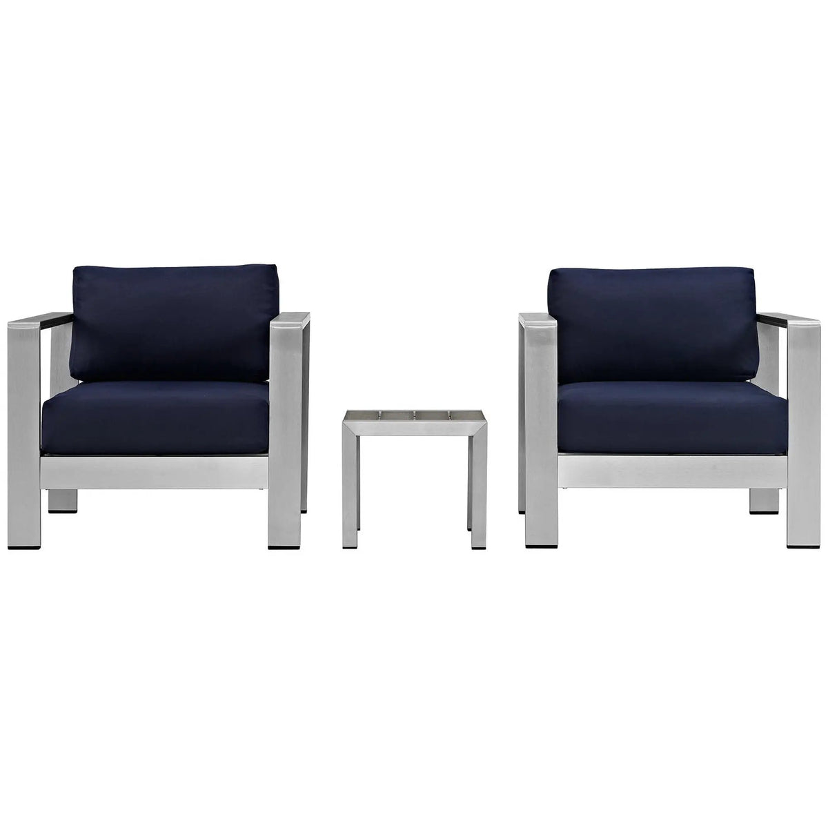 Shore 3 Piece Outdoor Patio Aluminum Set by Modway by HouseOfZazla