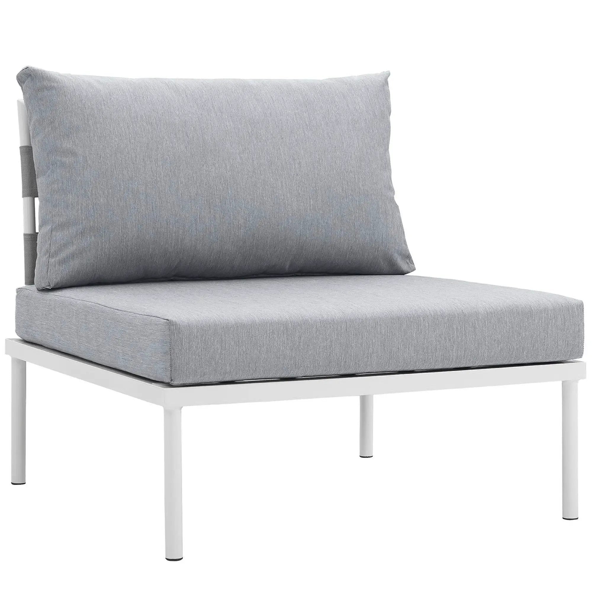 Harmony Armless Outdoor Patio Aluminum Chair by Modway by HouseOfZazla