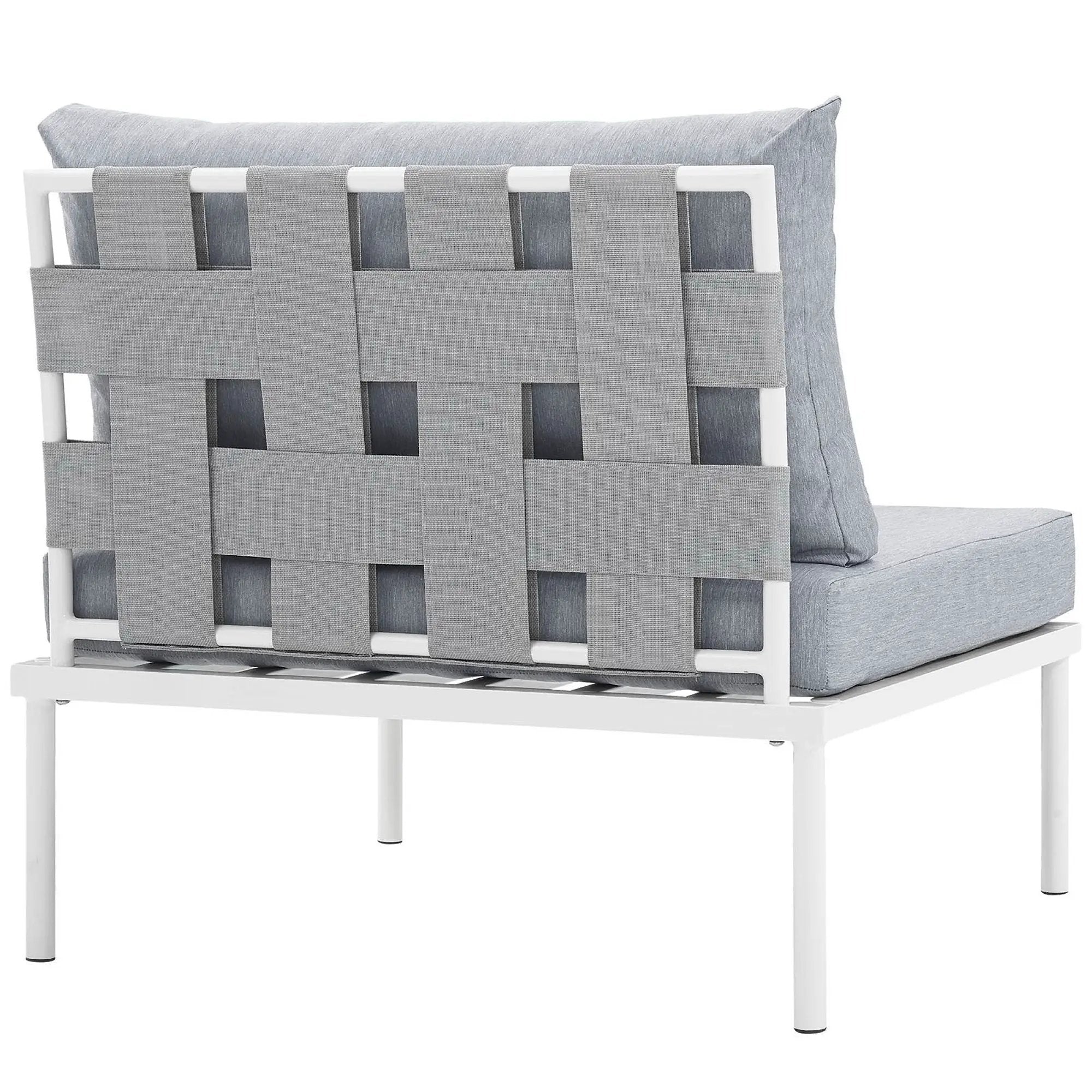 Harmony Armless Outdoor Patio Aluminum Chair by Modway by HouseOfZazla