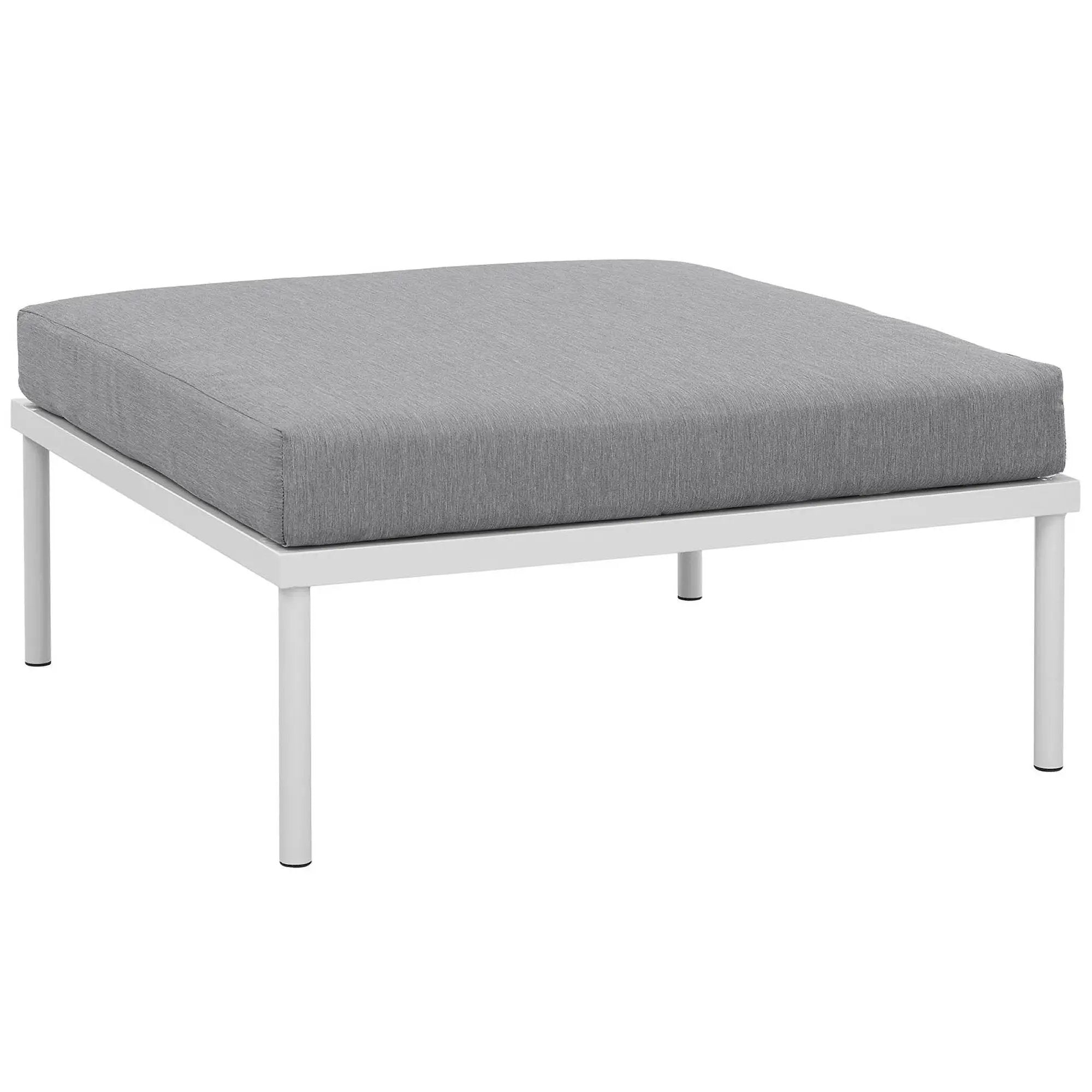 Harmony Outdoor Patio Aluminum Ottoman by Modway by HouseOfZazla