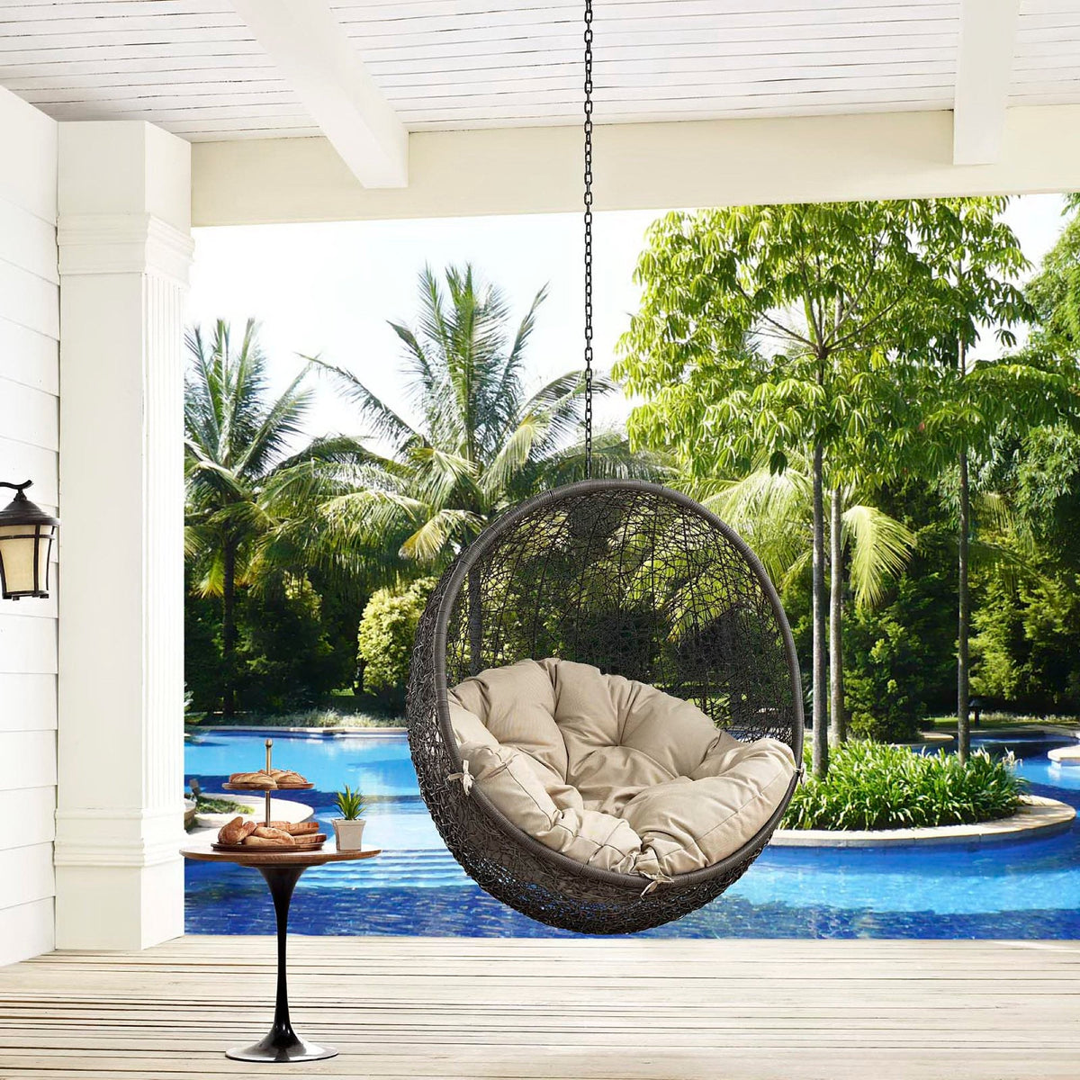 Hide Outdoor Patio Swing Chair Without Stand by Modway, photo 3 of 44