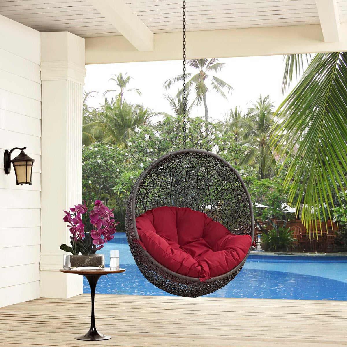 Hide Outdoor Patio Swing Chair Without Stand by Modway, photo 20 of 44