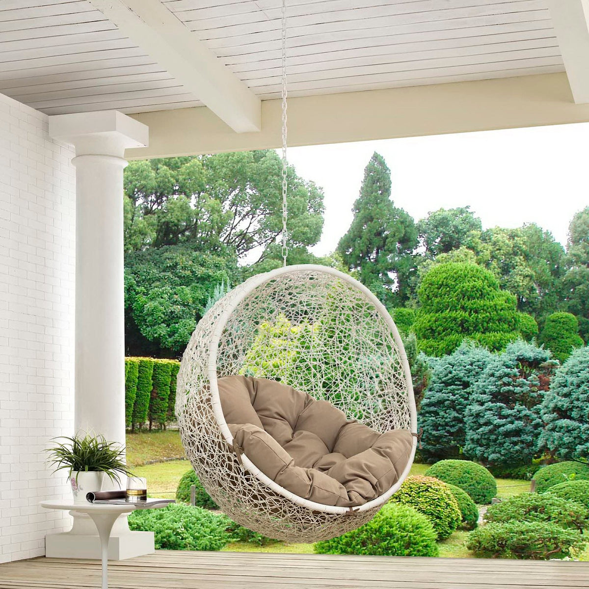 Hide Outdoor Patio Swing Chair Without Stand by Modway, photo 35 of 44